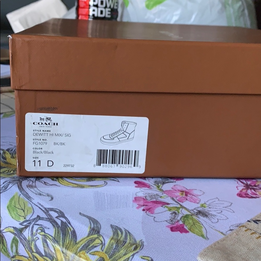 Coach Shoes Men Size 11 (Black)